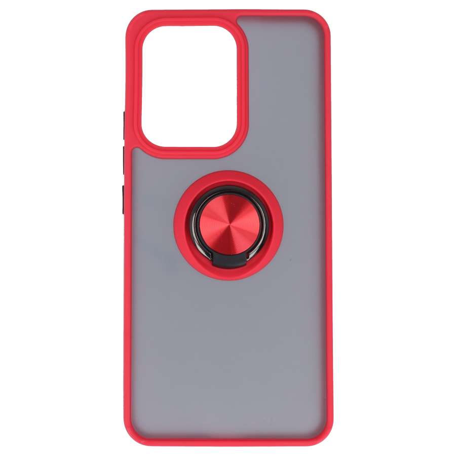 Cover Acrilica con Anello per Oppo Reno13 FS 5G