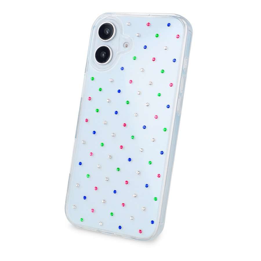 Cover Brillantini Multicolore per iPhone 16