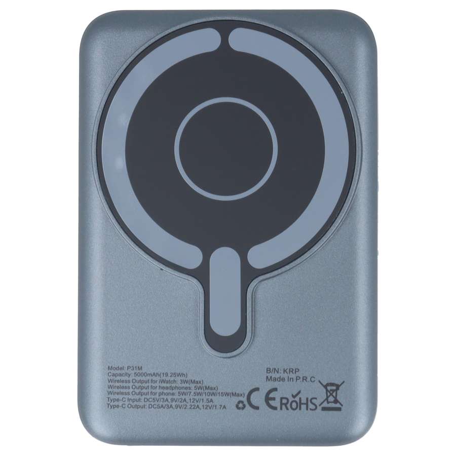 PowerBank Compatibile con MagSafe - 5.000 mAh 3 in 1