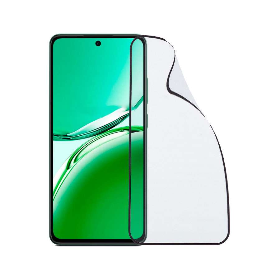 Vetro Temperato Completo Infrangibile per Oppo Reno 12 F