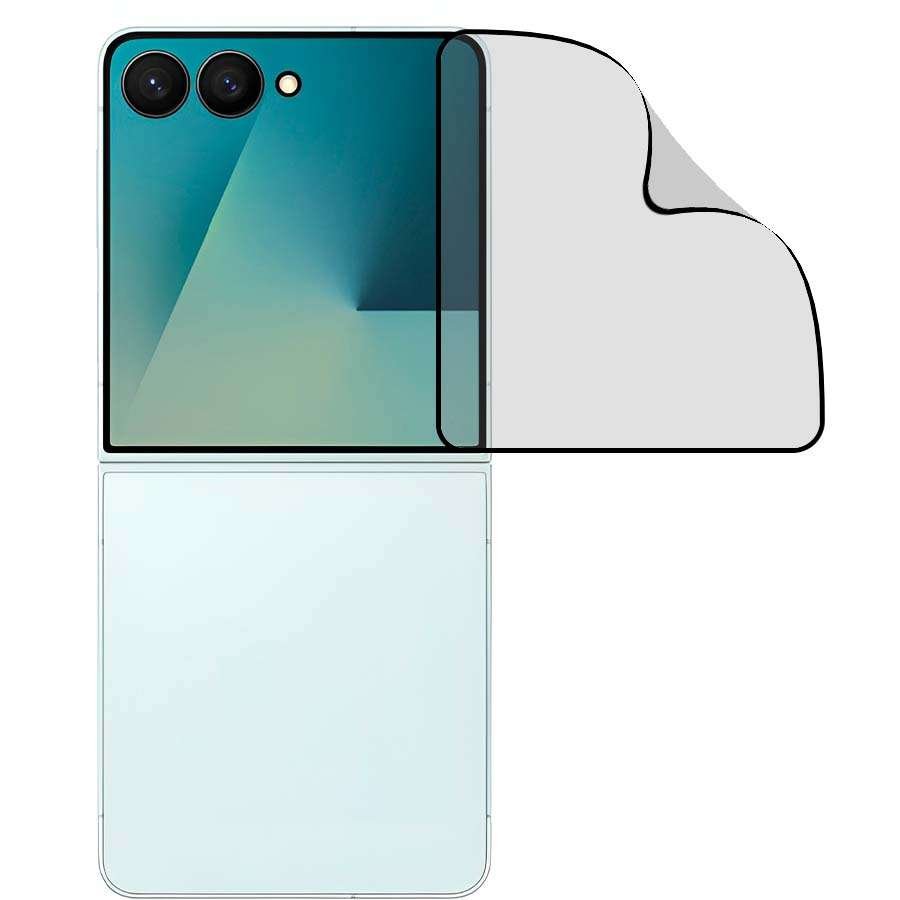 Vetro Temperato Completo Infrangibile per Samsung Galaxy Z Flip 7