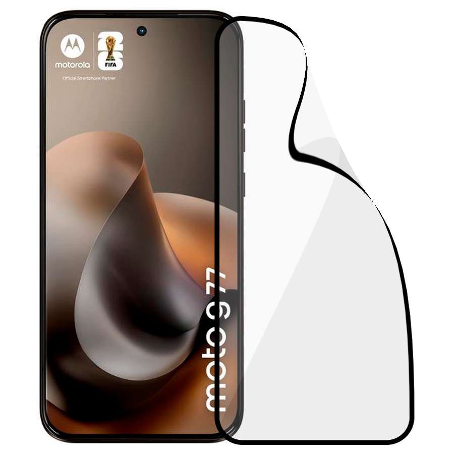 Vetro Temperato Completo Infrangibile per Motorola Moto G77