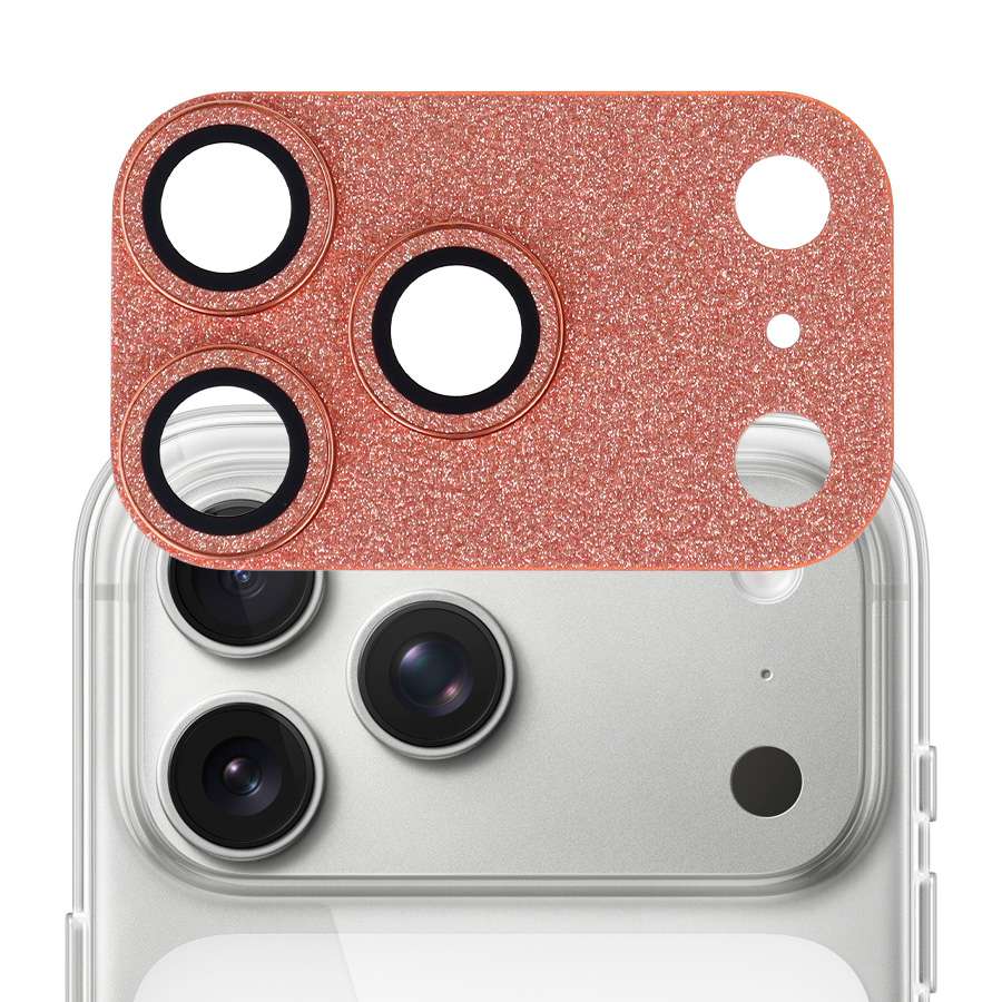 Protector de Cámara Glitter para iPhone 17 Pro Max