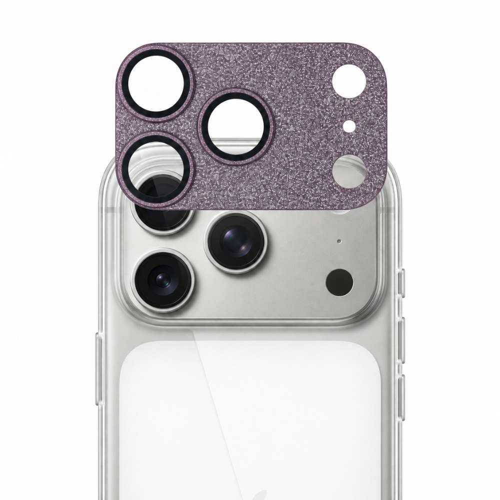 Protector de cámara glitter para iPhone 18 Pro