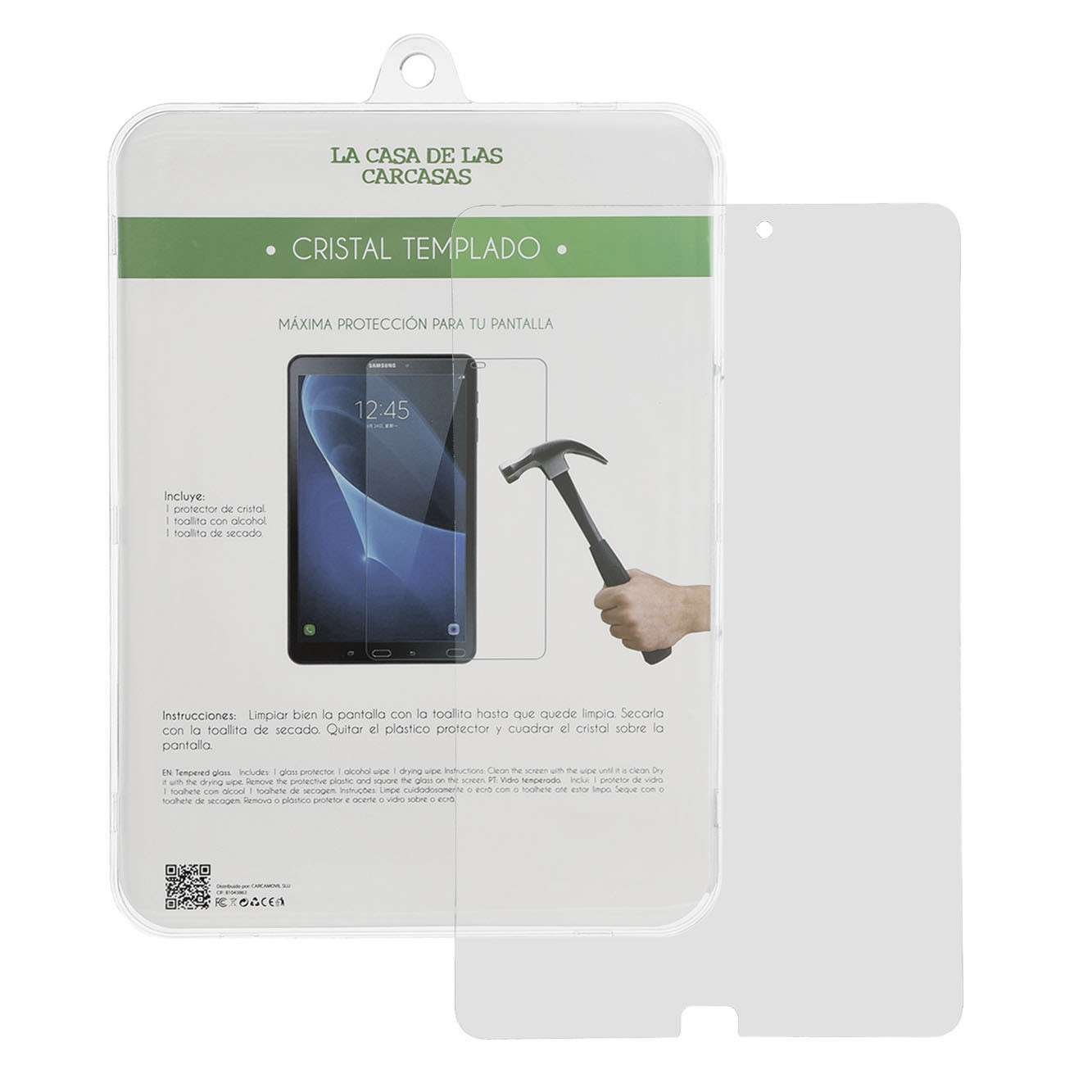 Vetro Temperato Completo per Tablet para Samsung Galaxy Tab E (9.6)