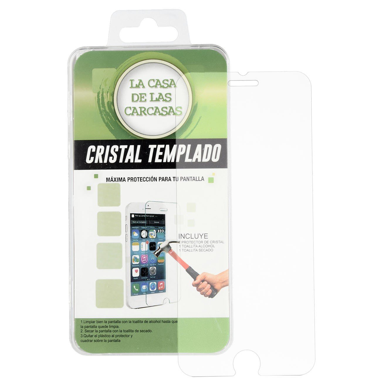 Vetro Temperato Trasparente per iPhone 7 Plus