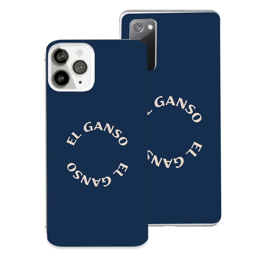 Funda Oficial El Ganso  - Logo Fondo Azul