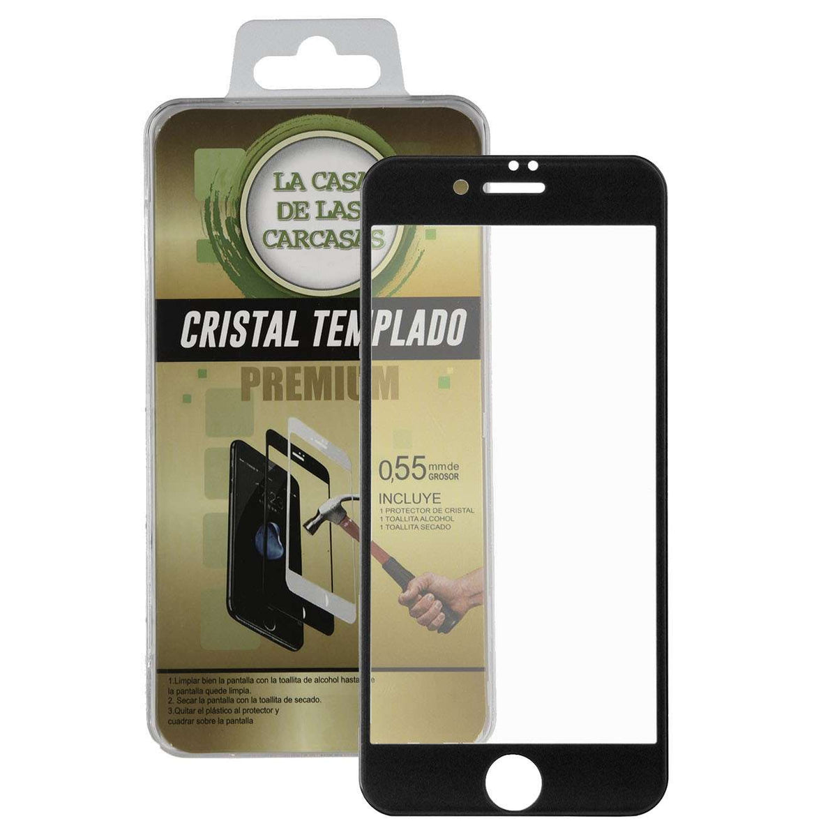 Vetro Temperato Completo per iPhone 6 Plus