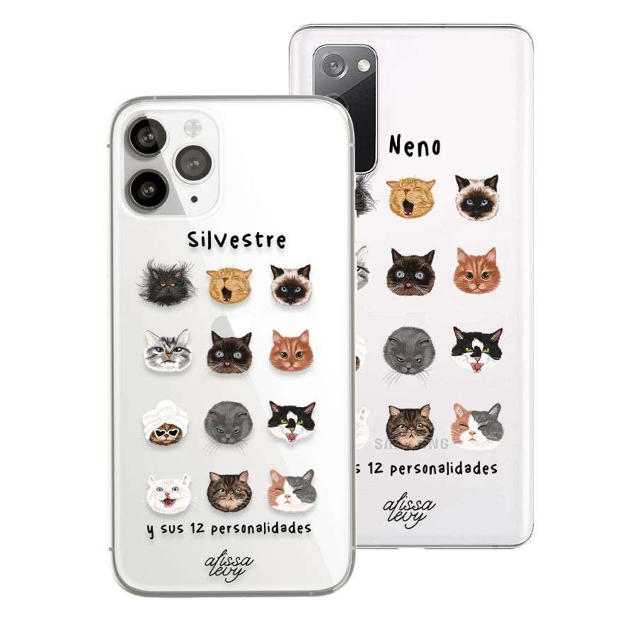 Funda Oficial Levys Friends Personalizable - Gato personalizado