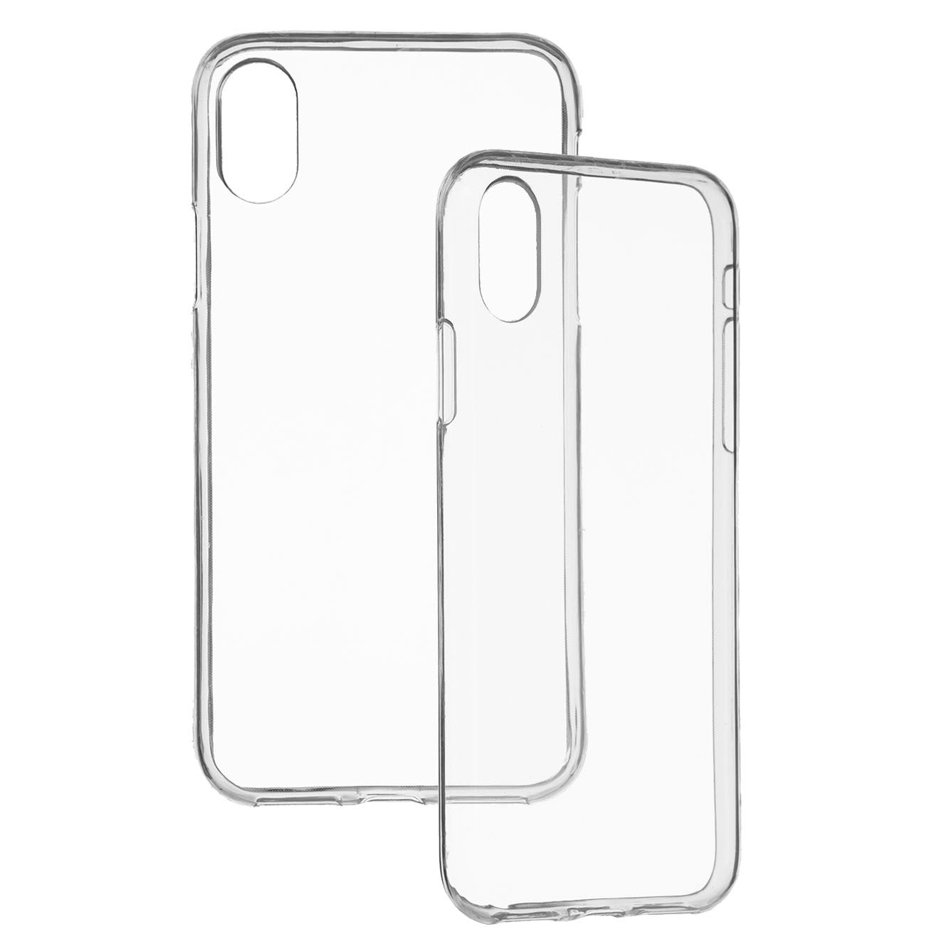 Cover Silicone Trasparente per iPhone X