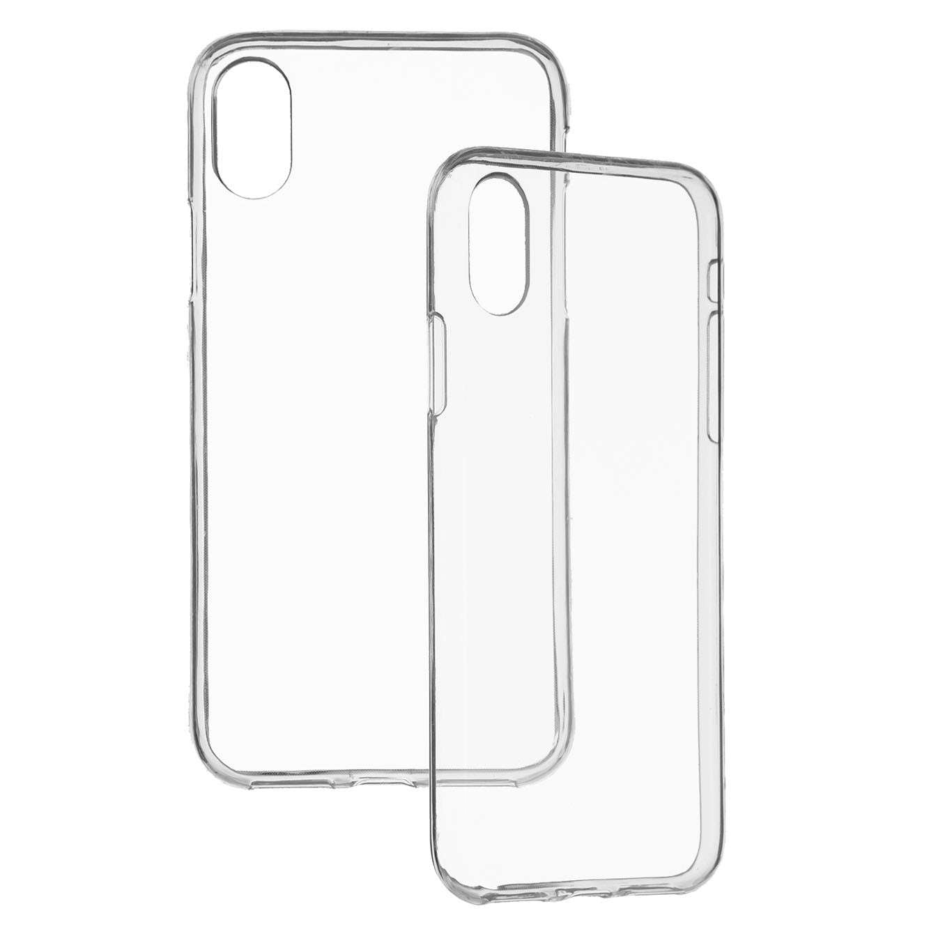 Cover Silicone Trasparente per iPhone X