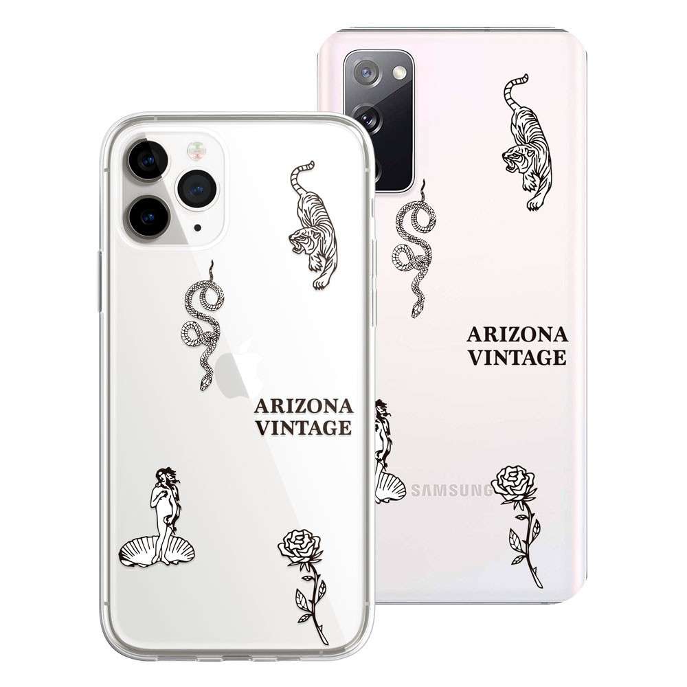 Cover Ufficiale Arizona Vintage - Adesivi Blanco y Negro
