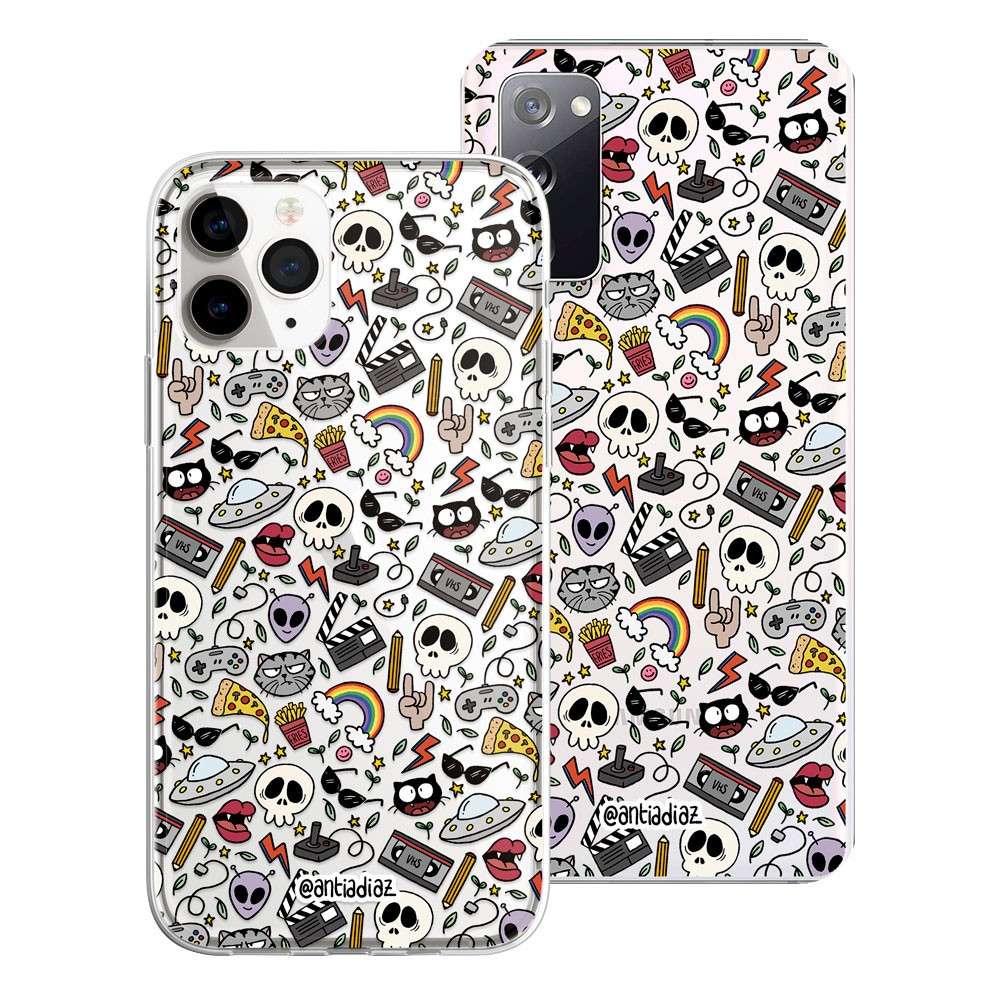 Funda Antía Díaz - Patrón Stickers