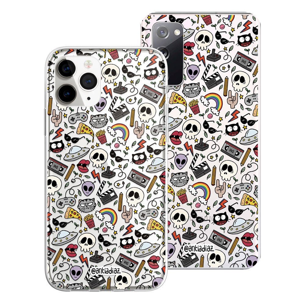 Funda Antía Díaz - Patrón Stickers