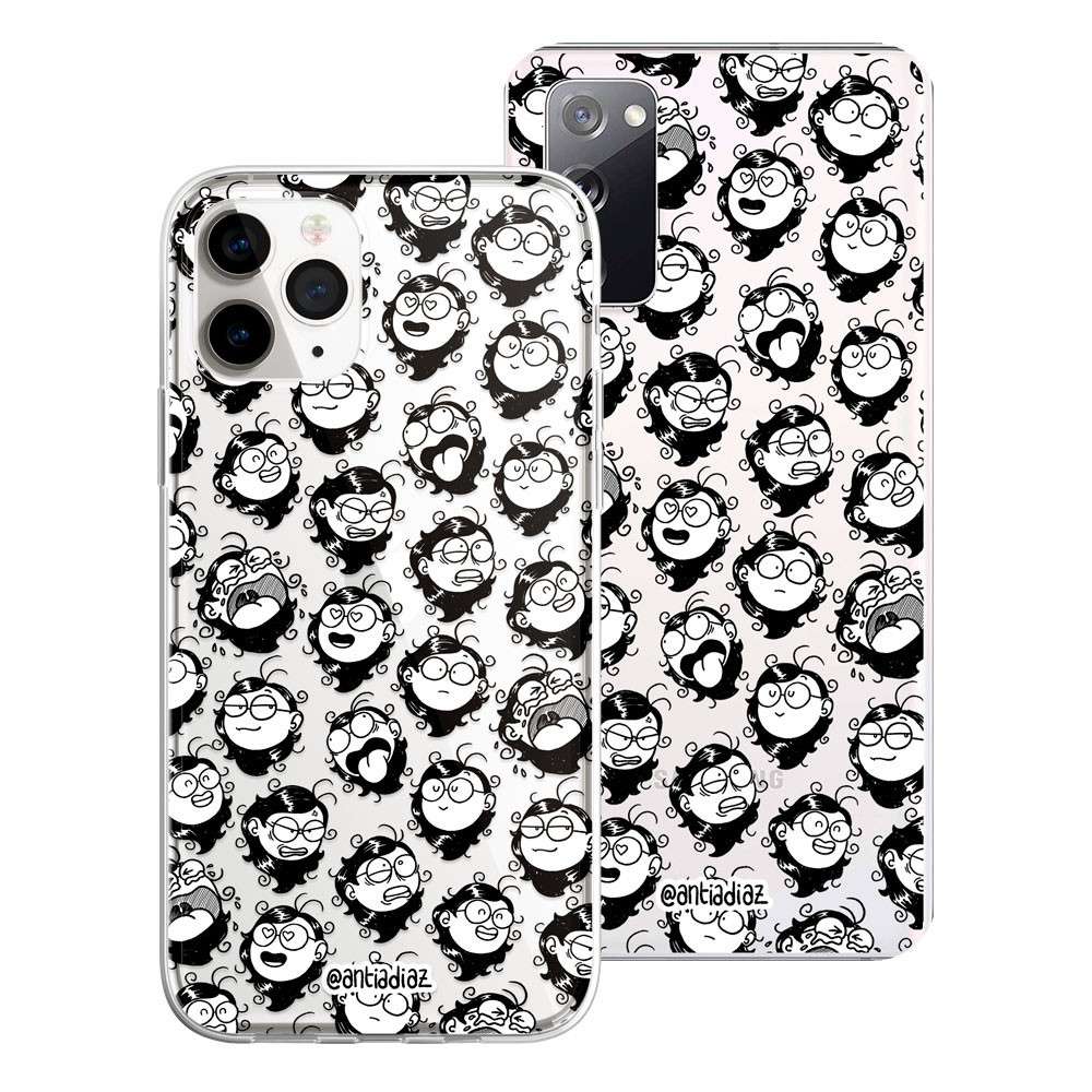 Funda Antía Díaz - Patrón Caras Antía