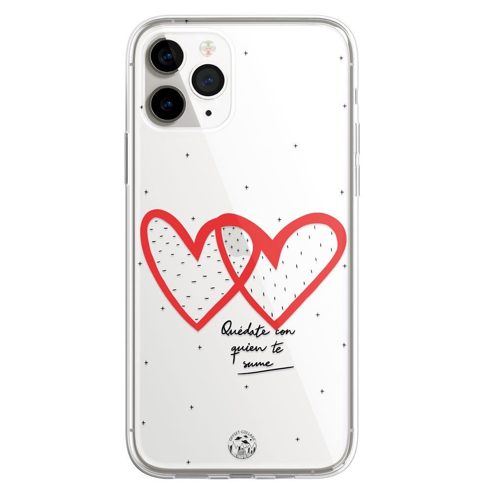 Funda Offset Collage - Quédate Con Quien Te Sume