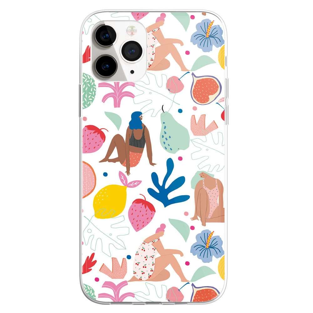 Funda Offset Collage - Mujeres Y Fruta