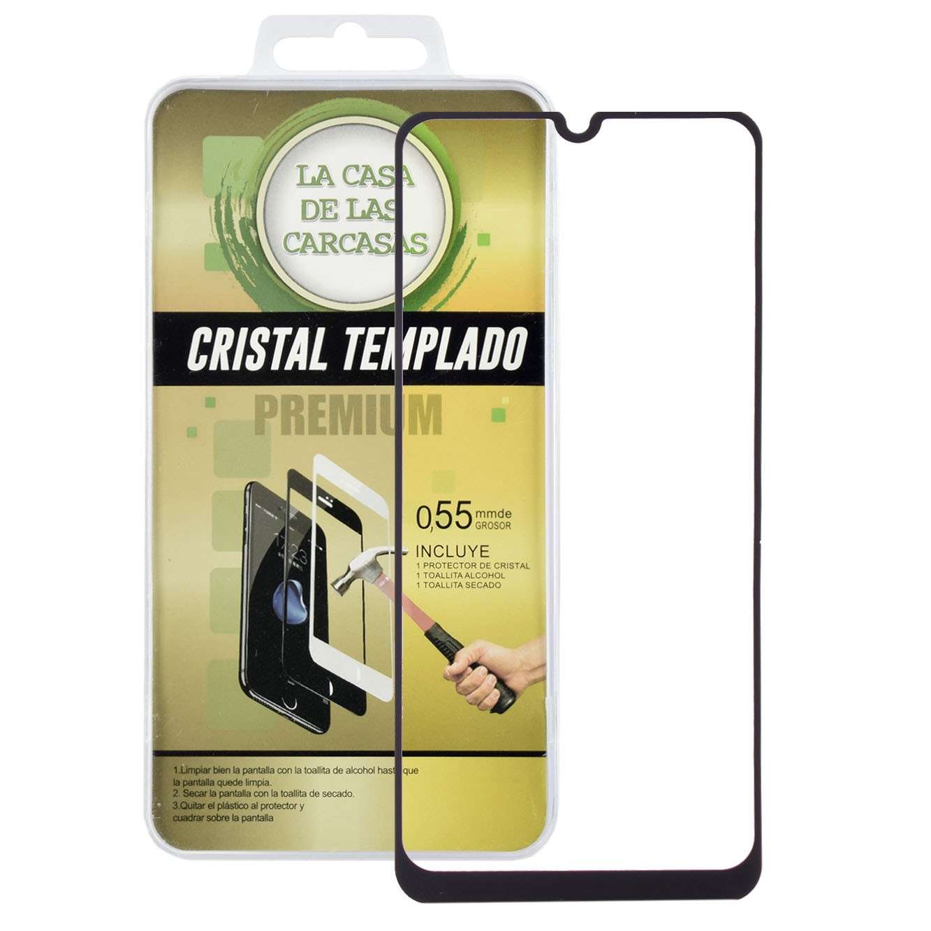 Vetro Temperato Completo per Samsung Galaxy A50