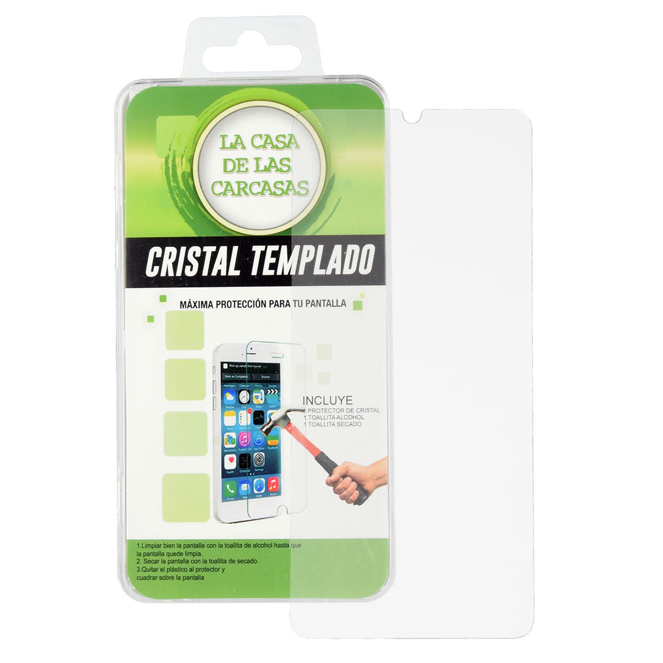 Vetro Temperato Trasparente per Samsung Galaxy A10