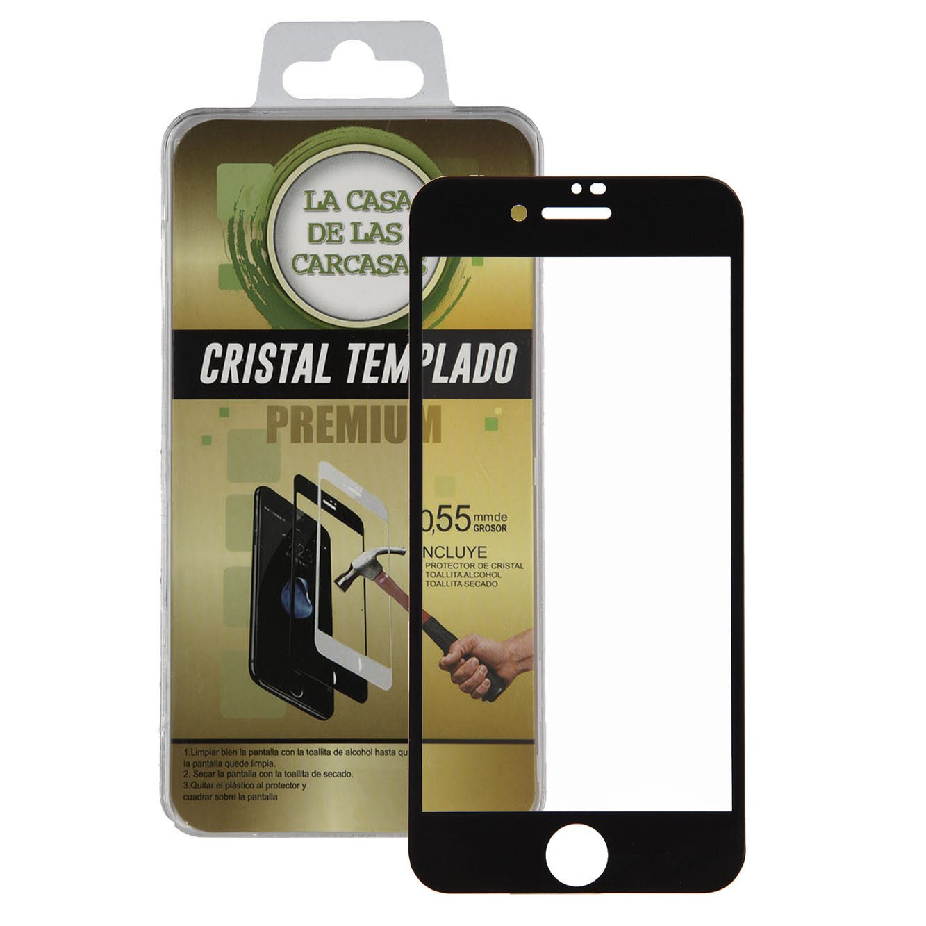 Vetro Temperato Completo per iPhone SE