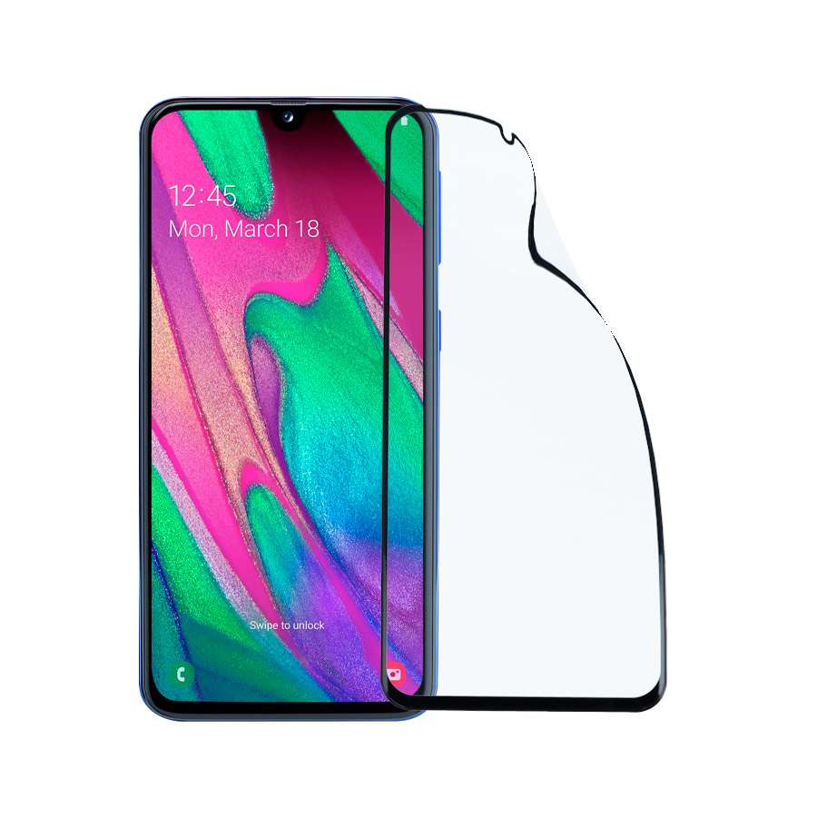 Vetro Temperato Completo Infrangibile per Samsung Galaxy A40