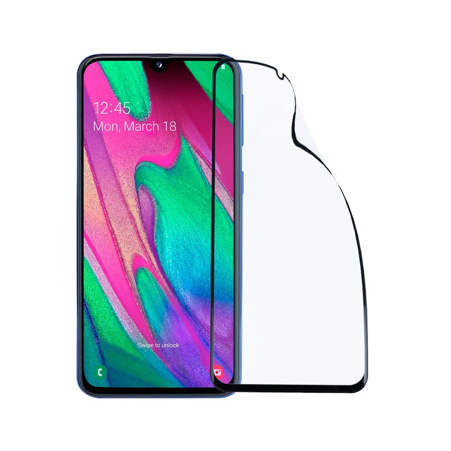 Vetro Temperato Completo Infrangibile per Samsung Galaxy A40