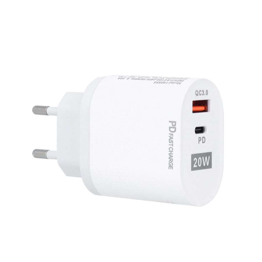 Caricatore - Spina Tipo USB + C - 20W