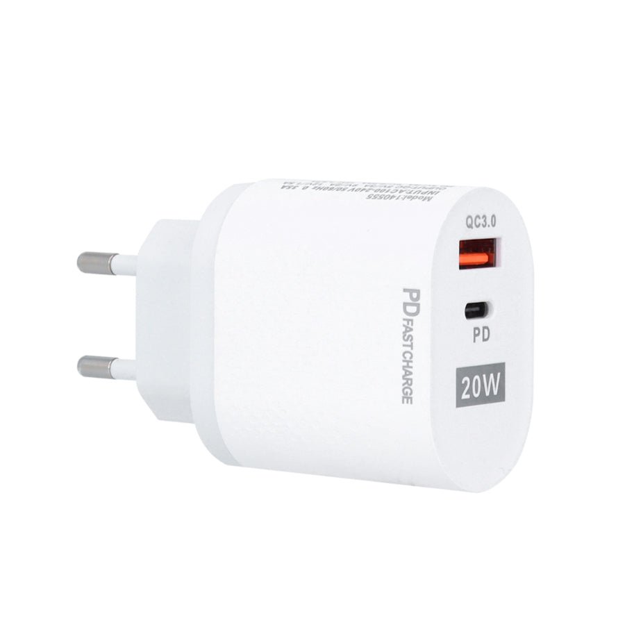 Caricatore - Spina Tipo USB + C - 20W