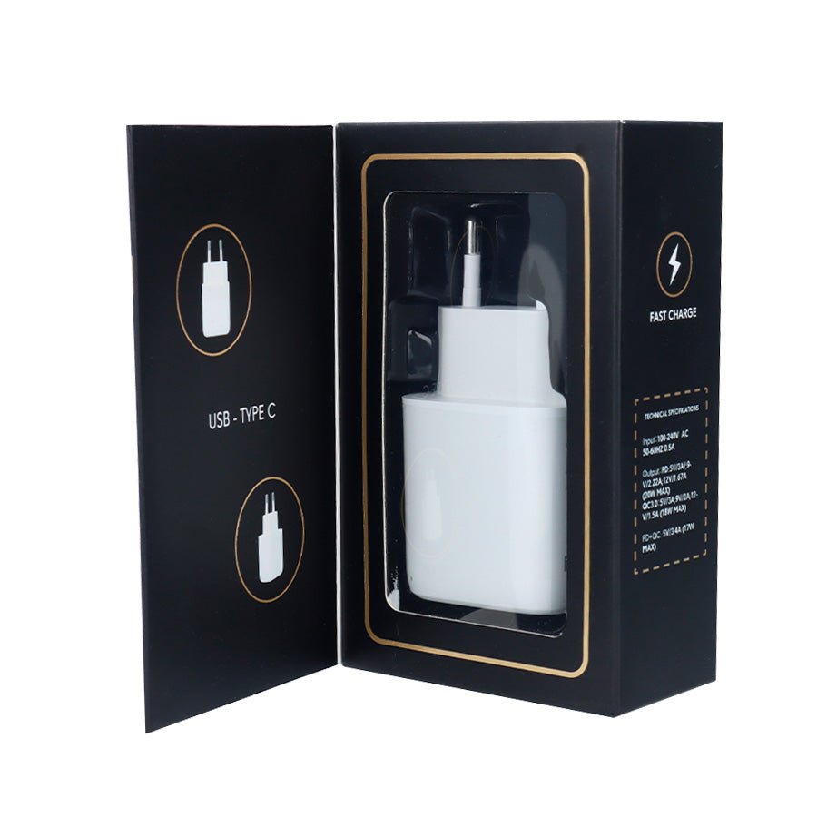 Cargador - Enchufe Tipo USB + C - 20W