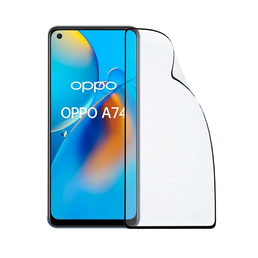 Vetro Temperato Completo Infrangibile per Oppo Reno8 Lite 5G