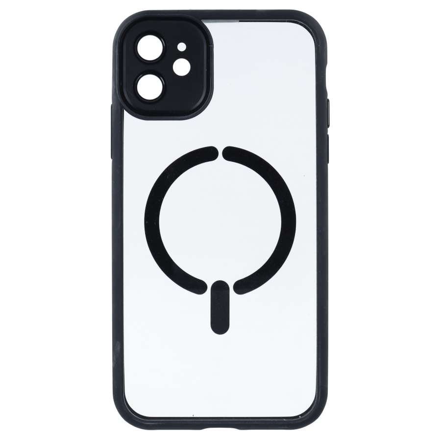 Cover Bumper Compatibile con MagSafe con Copri Fotocamera per iPhone 11