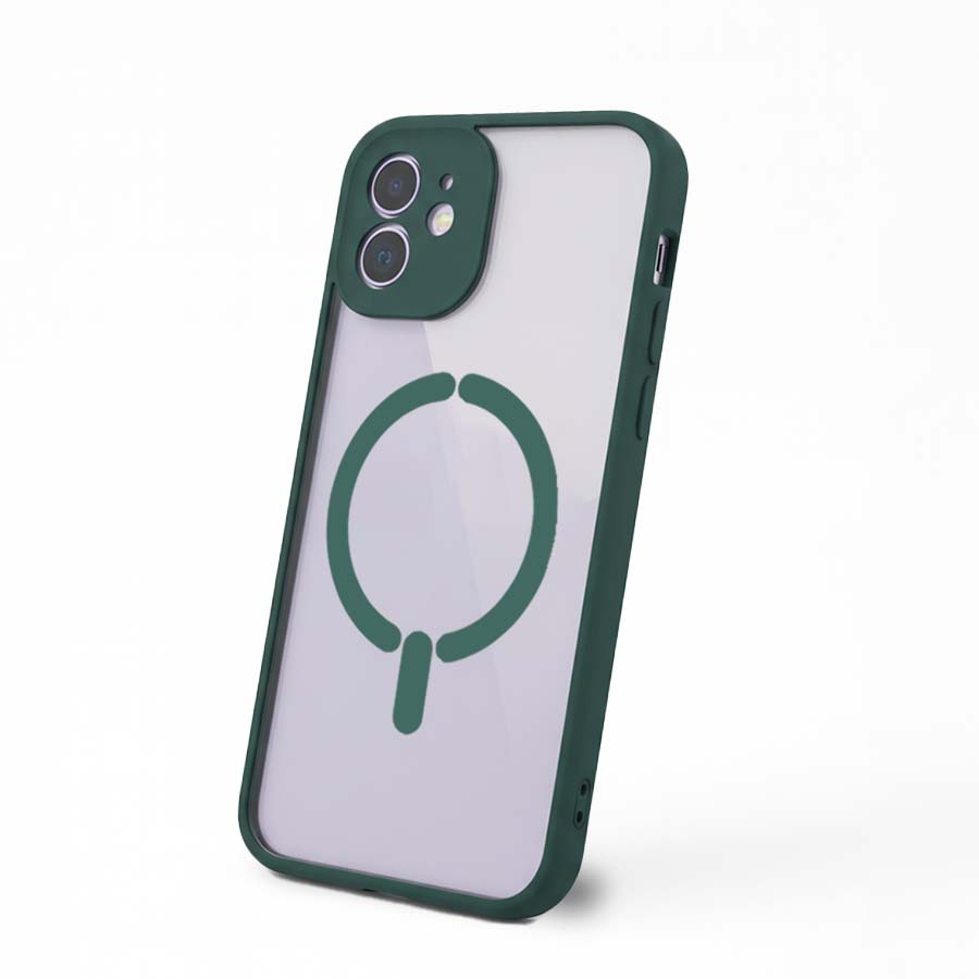 Cover Bumper Compatibile con MagSafe con Copri Fotocamera per iPhone 11