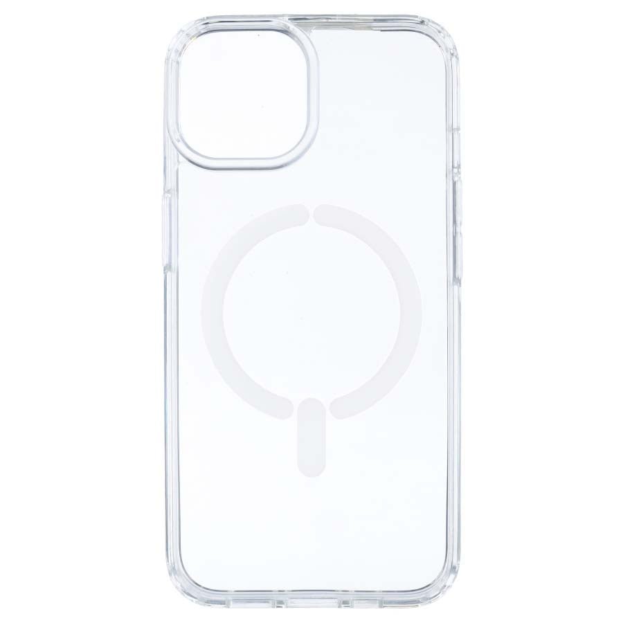 Cover Trasparente Logo Compatibile con MagSafe per iPhone 14