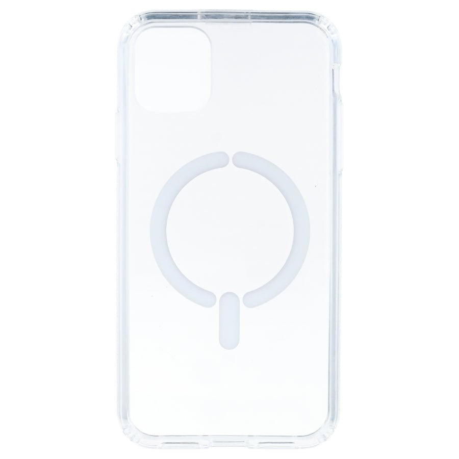 Cover Trasparente Logo Compatibile con MagSafe per iPhone 11