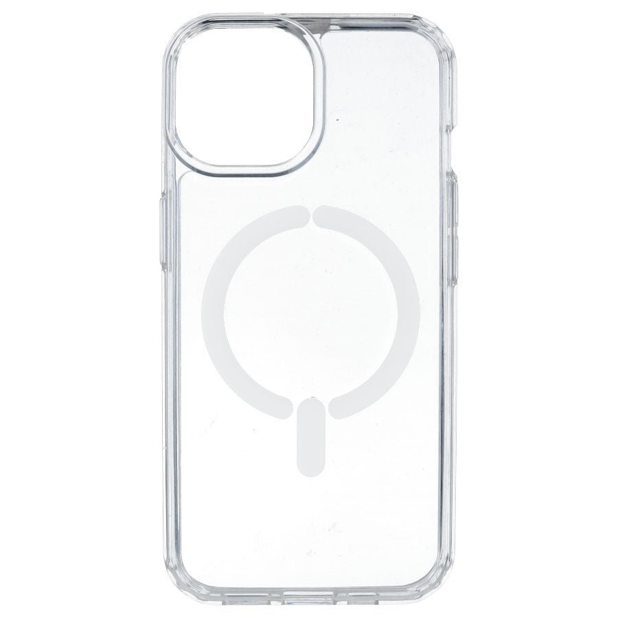 Cover Trasparente Logo Compatibile con MagSafe per iPhone 15 Plus
