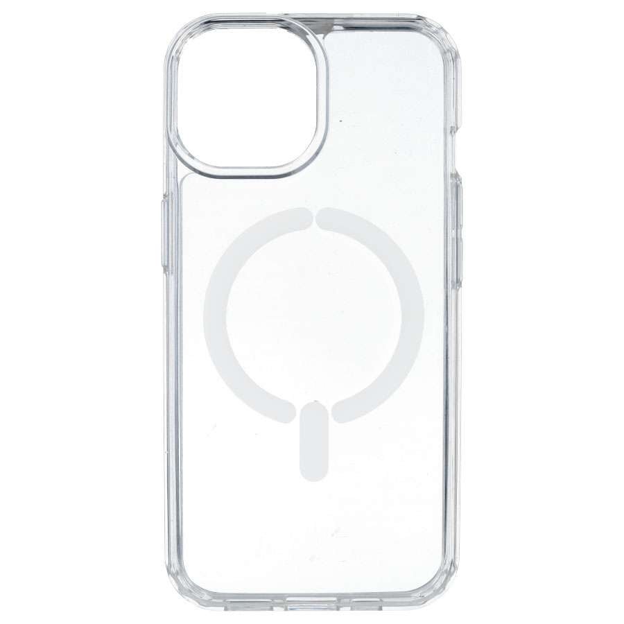 Cover Trasparente Logo Compatibile con MagSafe per iPhone 15 Plus