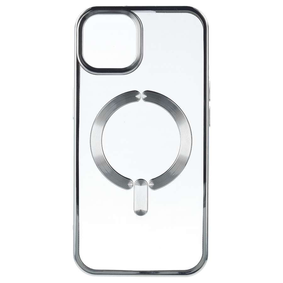 Cover Iron Logo Compatibile con MagSafe per iPhone 15