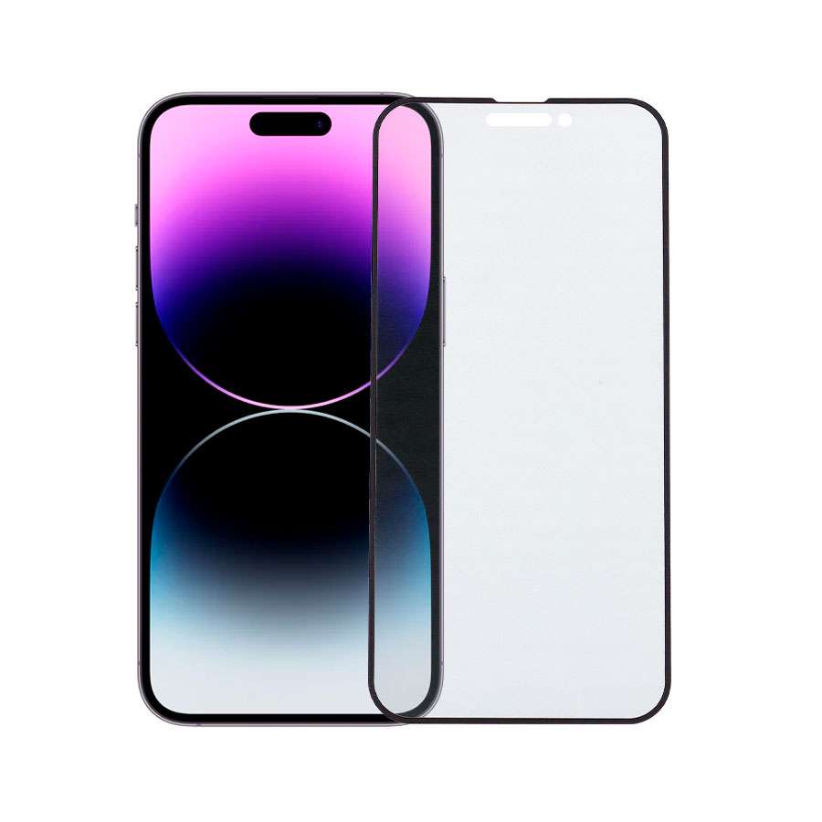 Vetro Temperato Infrangibile Opaco per iPhone 15 Pro