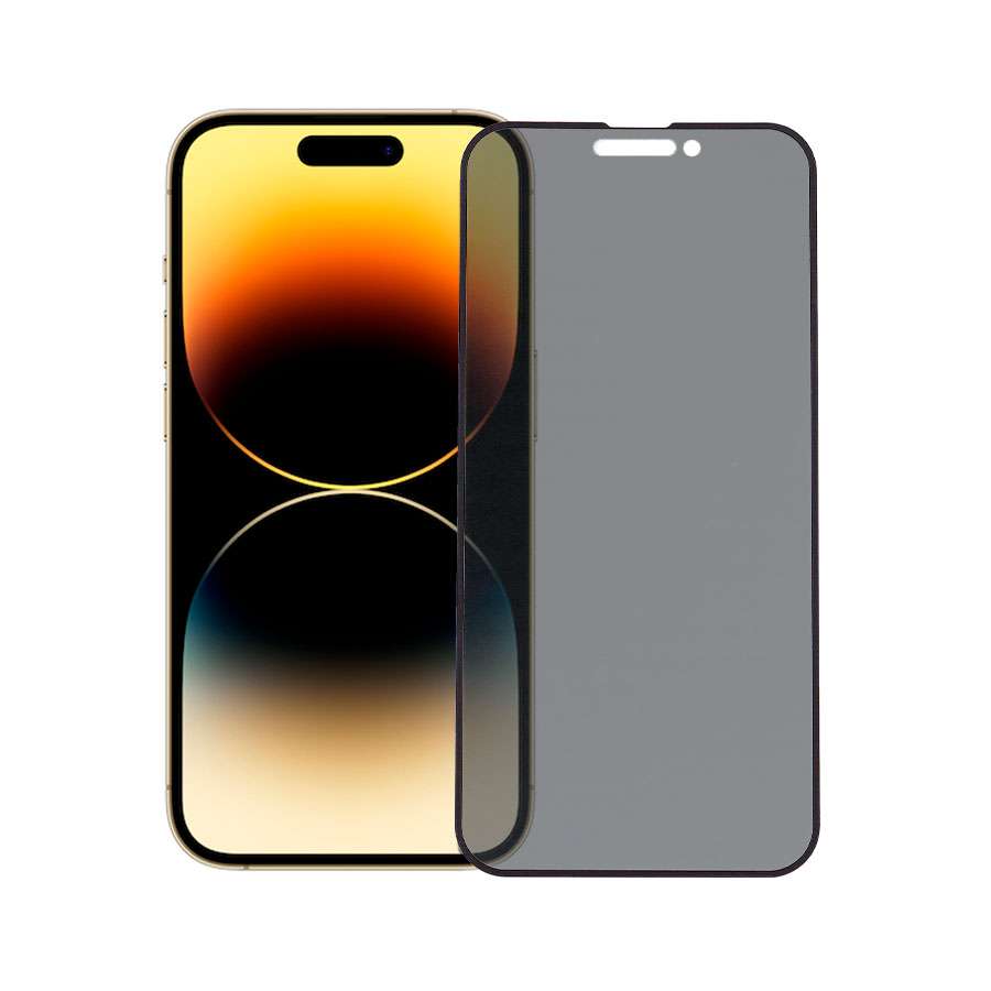 Vetro Temperato Infrangibile Antispia per iPhone 15 Pro Max