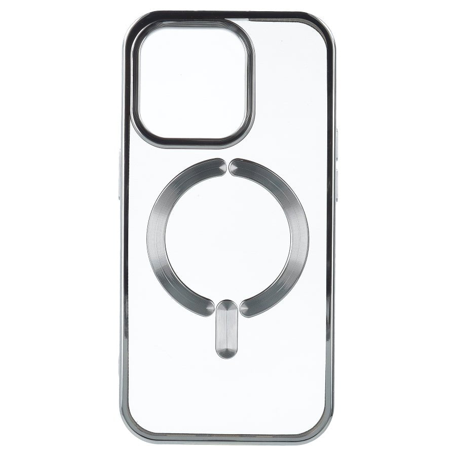 Cover Iron Logo Compatibile con MagSafe per iPhone 14 Pro Max