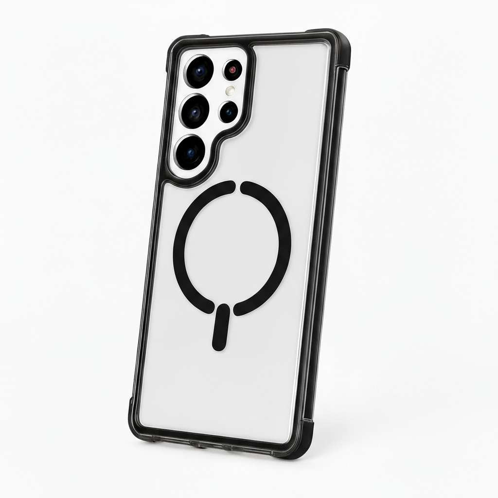 Cover Bumper Compatibile con MagSafe per Samsung Galaxy S24 Ultra