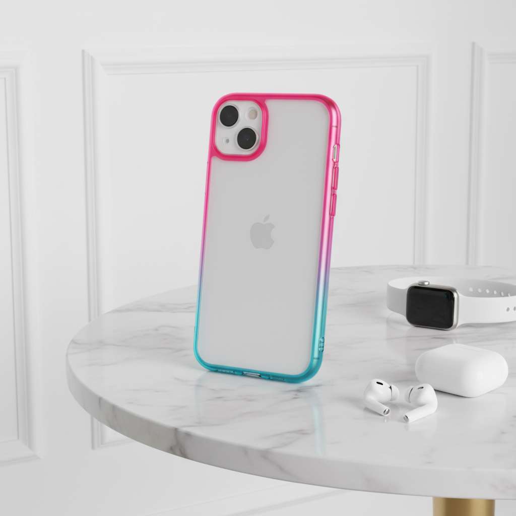 Cover Bumper Rinforzata Sfumata per iPhone 15