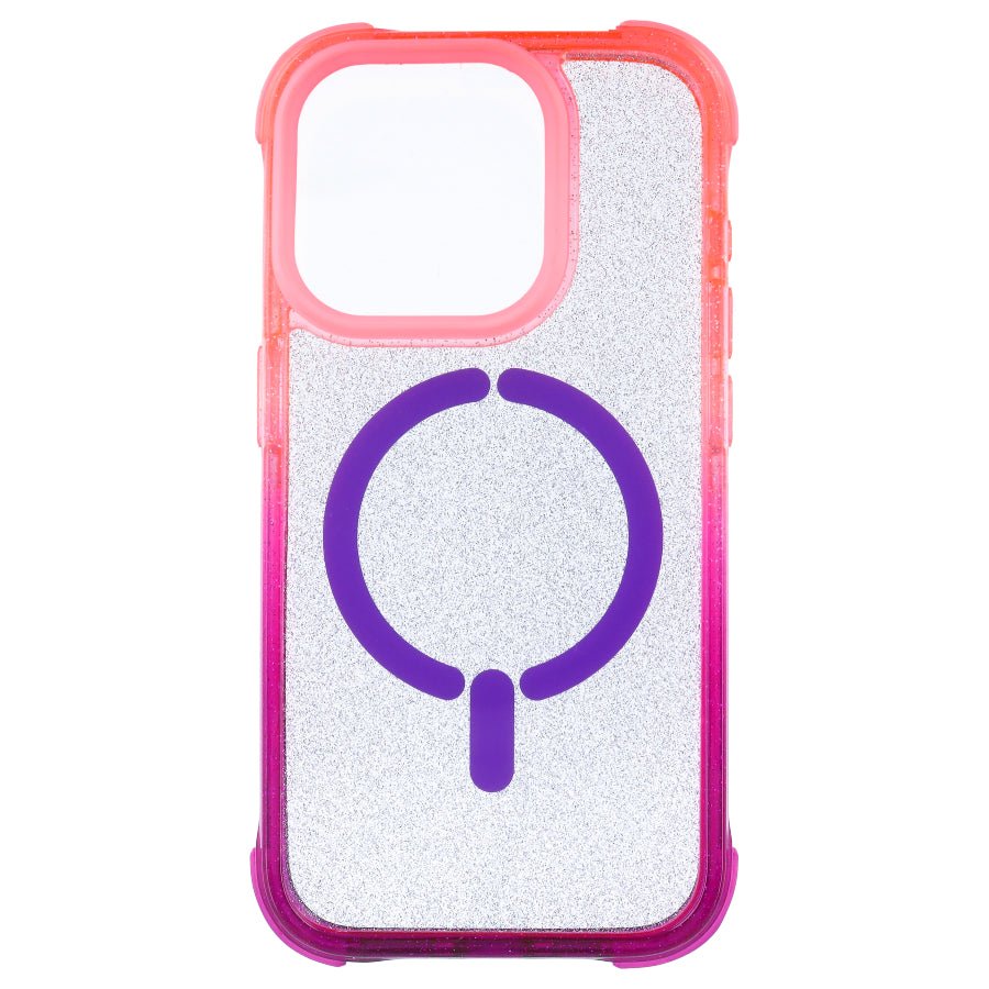 Cover Bumper Rinforzata Sfumata Compatibile con MagSafe per iPhone 15 Pro