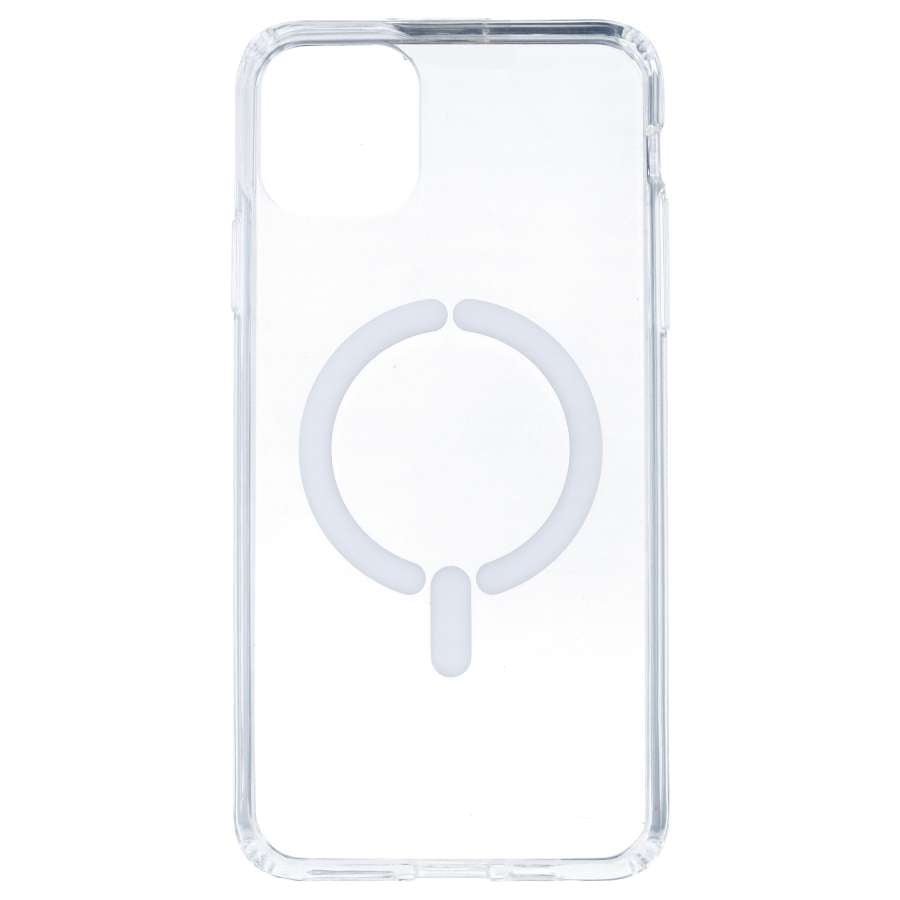 Cover Trasparente Logo Compatibile con MagSafe per iPhone 11 Pro Max