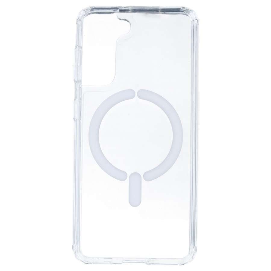 Cover Trasparente Logo Compatibile con MagSafe per Samsung Galaxy S21