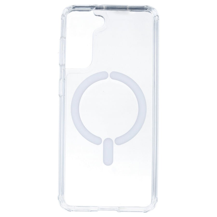 Cover Trasparente Logo Compatibile con MagSafe per Samsung Galaxy S21