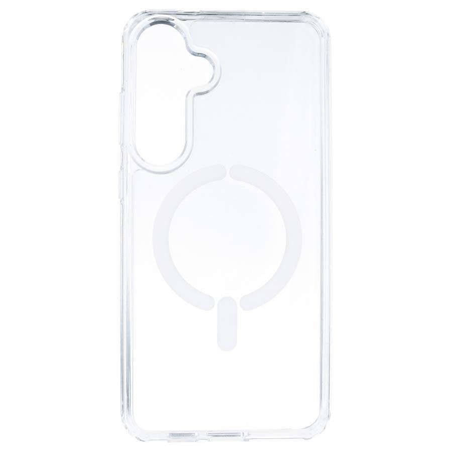 Cover Trasparente Logo Compatibile con MagSafe per Samsung Galaxy S24 Plus