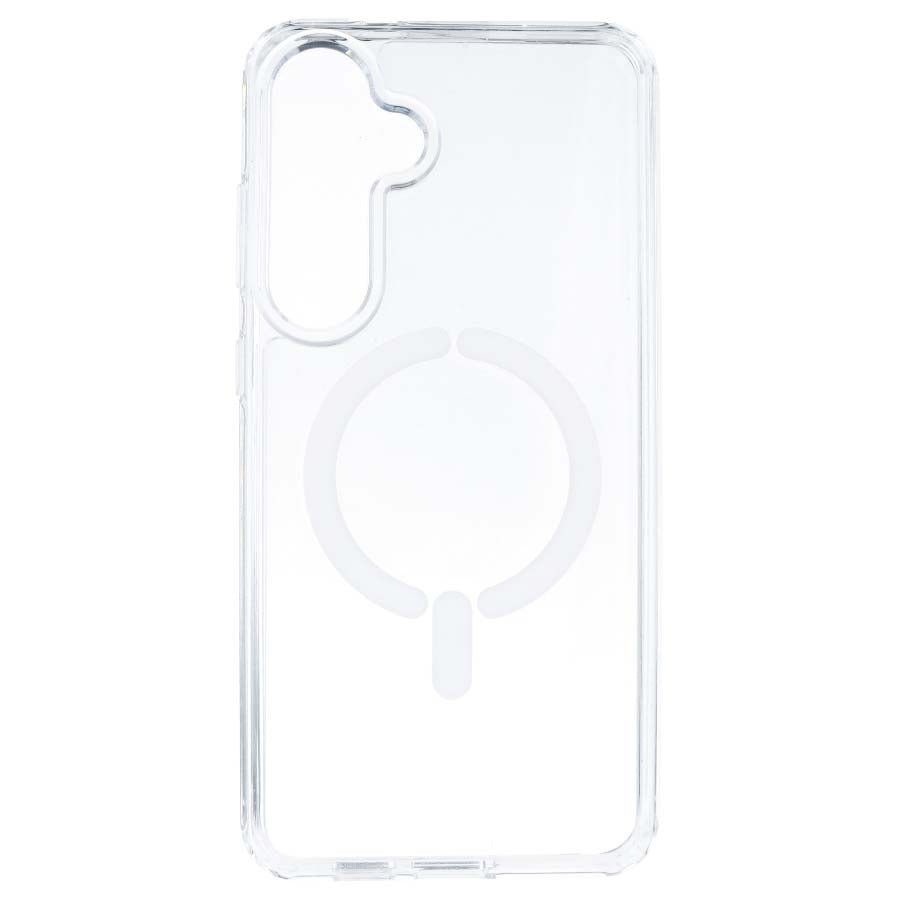 Cover Trasparente Logo Compatibile con MagSafe per Samsung Galaxy S24 Plus