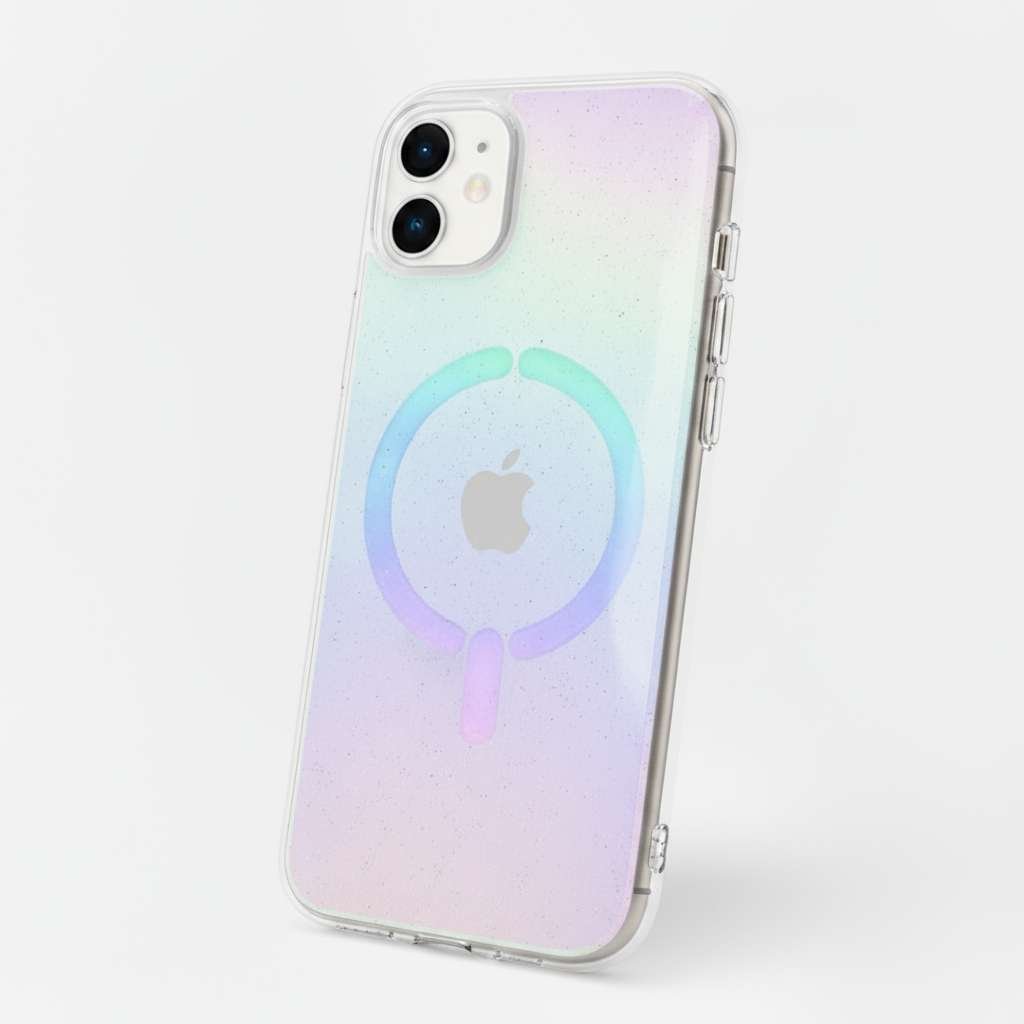 Cover Glitter Compatibile con MagSafe per iPhone 12