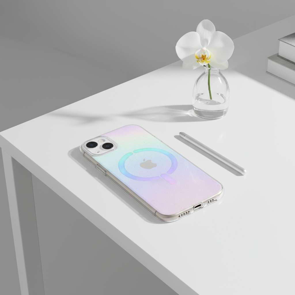 Cover Glitter Compatibile con MagSafe per iPhone 15